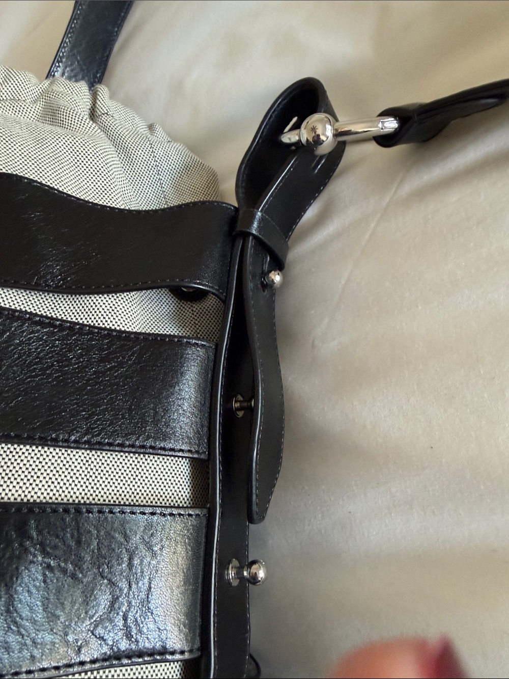 Rebecca Minkoff Black Strapped Bucket Bag/cross body - Picture 4 of 9